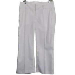 Roots Gold White Capri  Pants Crop Size 0